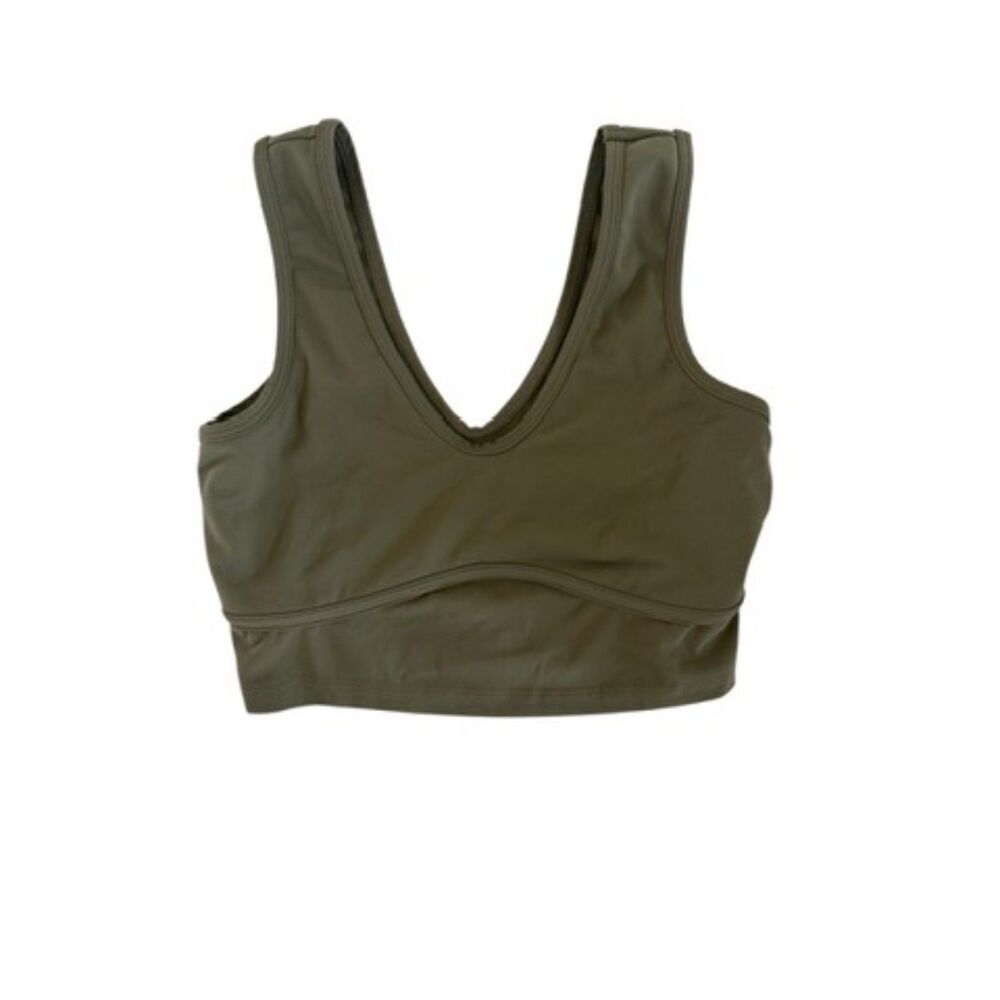 Five Dancewear Green Breathable Sports Bra Size S